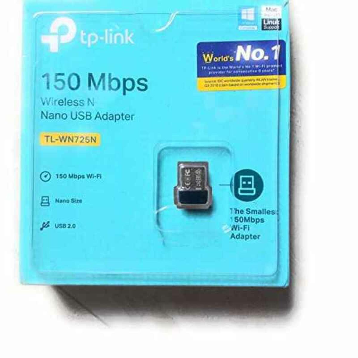 Adattatore di Rete TP-Link TL-WN725N 150 Mbit/s Nero